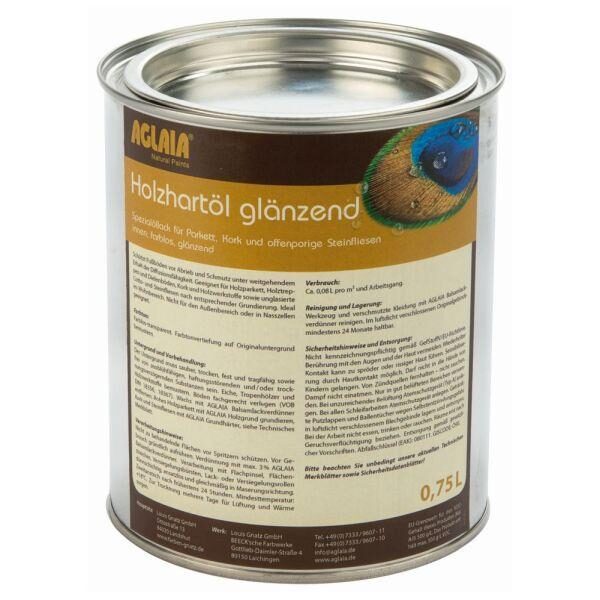 Huile durcissante brillante